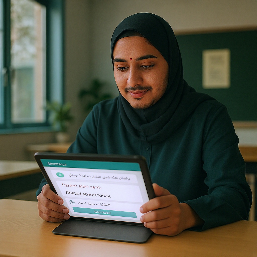 School administrator using GradeLoop