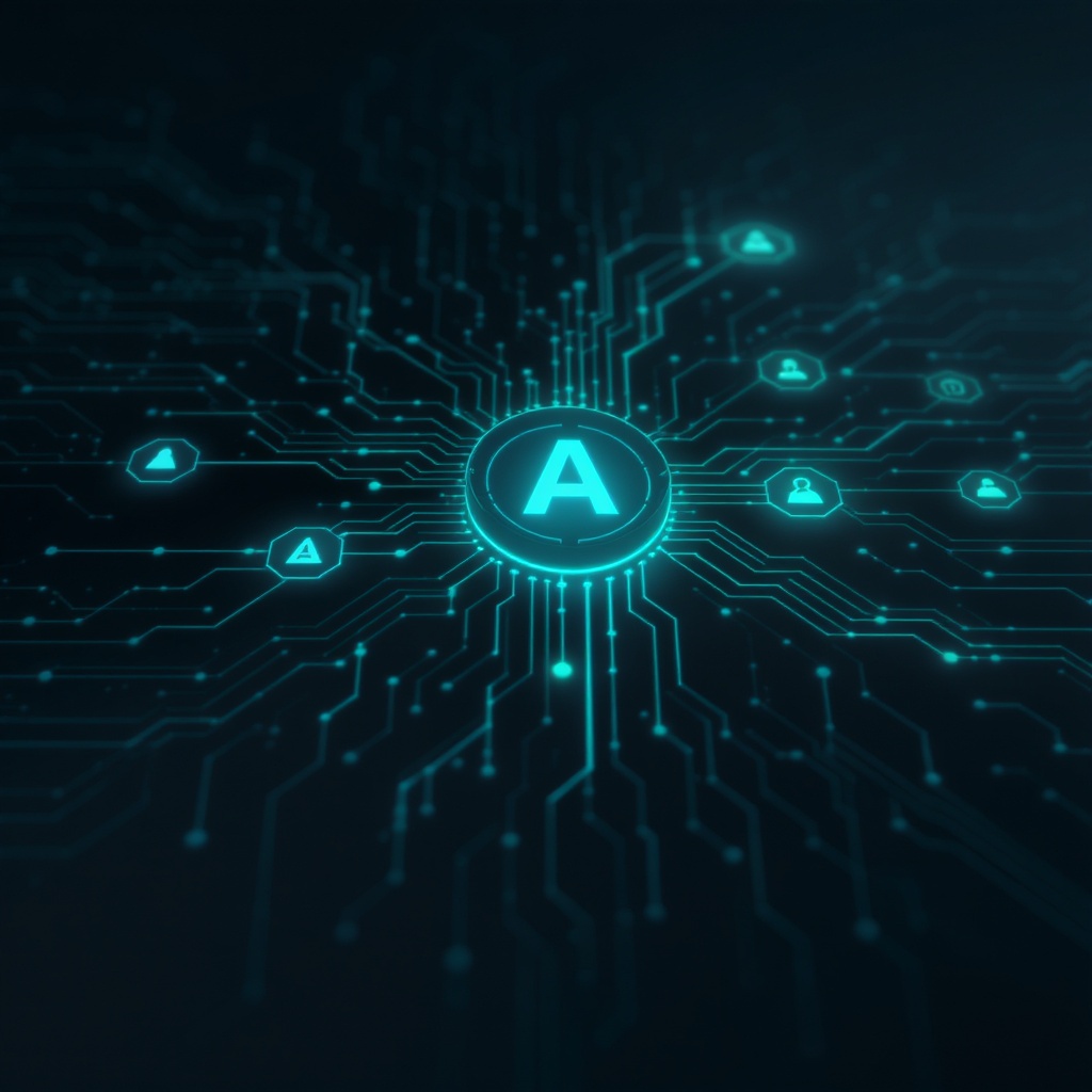 Abstract visualization of interconnected automation workflows