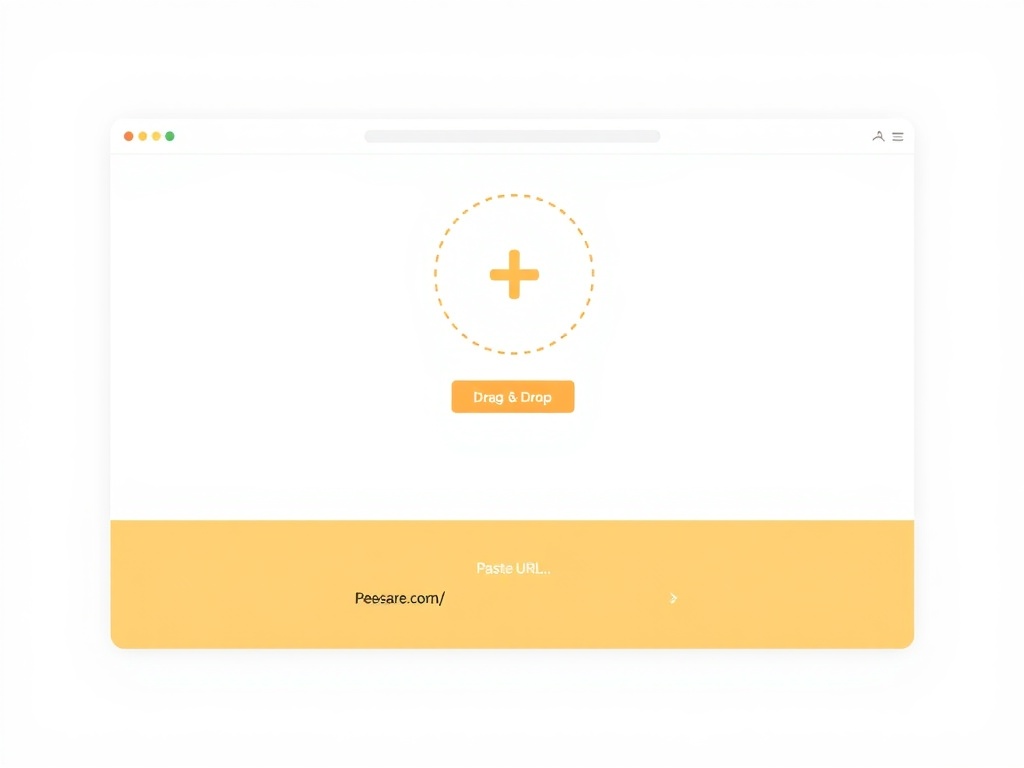 Upload interface