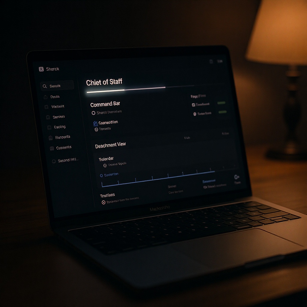 Chiefly dashboard interface