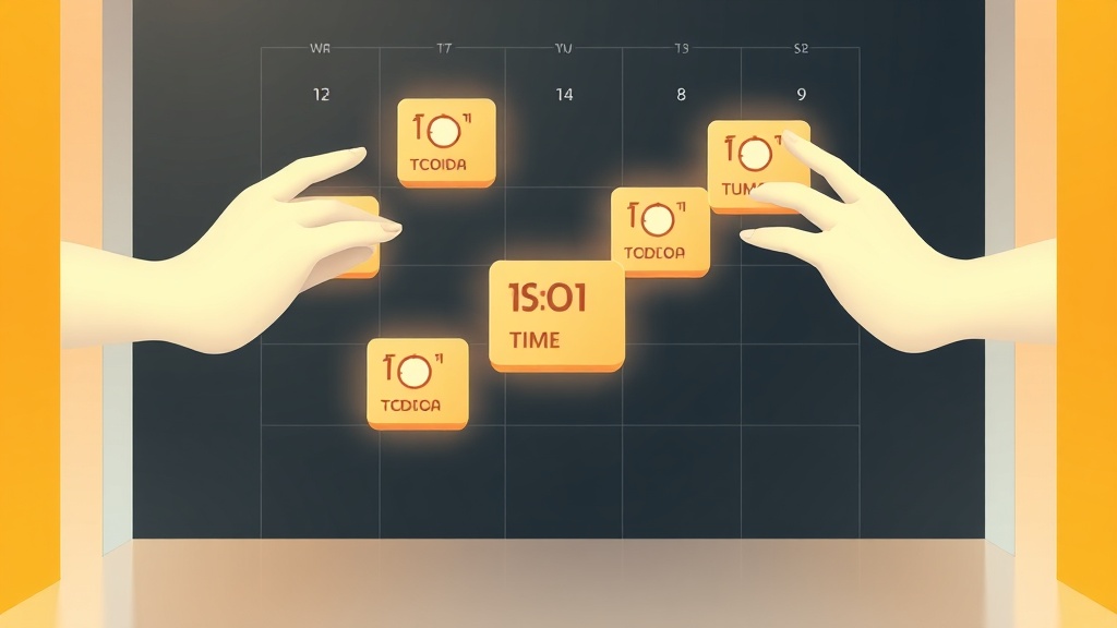 Calendar being organized