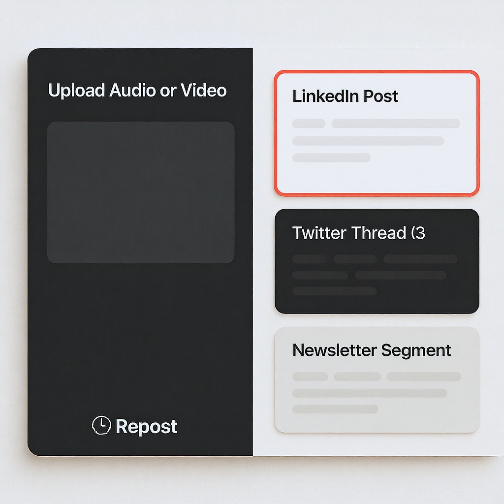 Repost dashboard