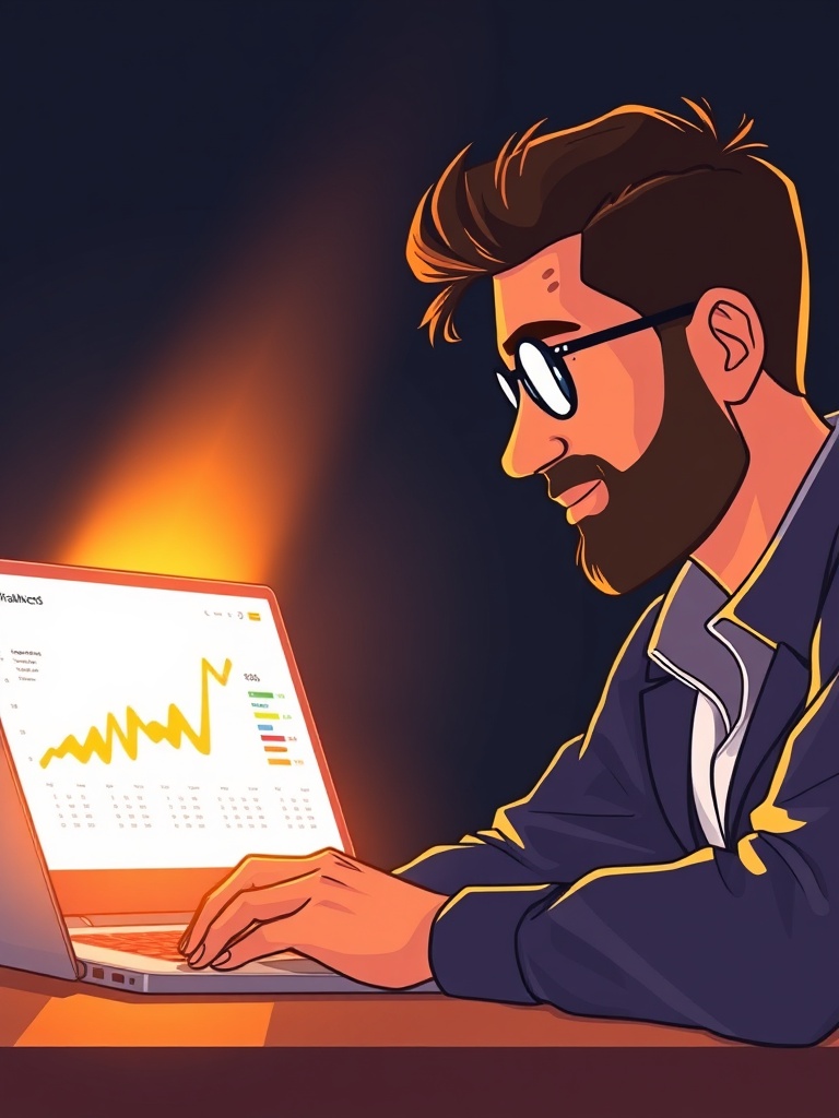 Founder working with clarity