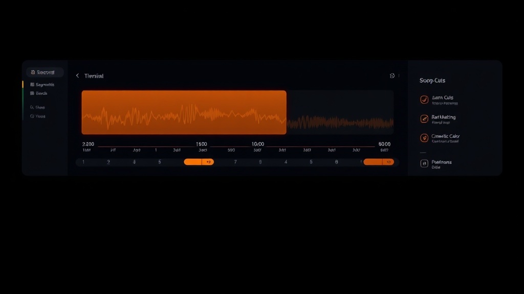 Segment preview timeline