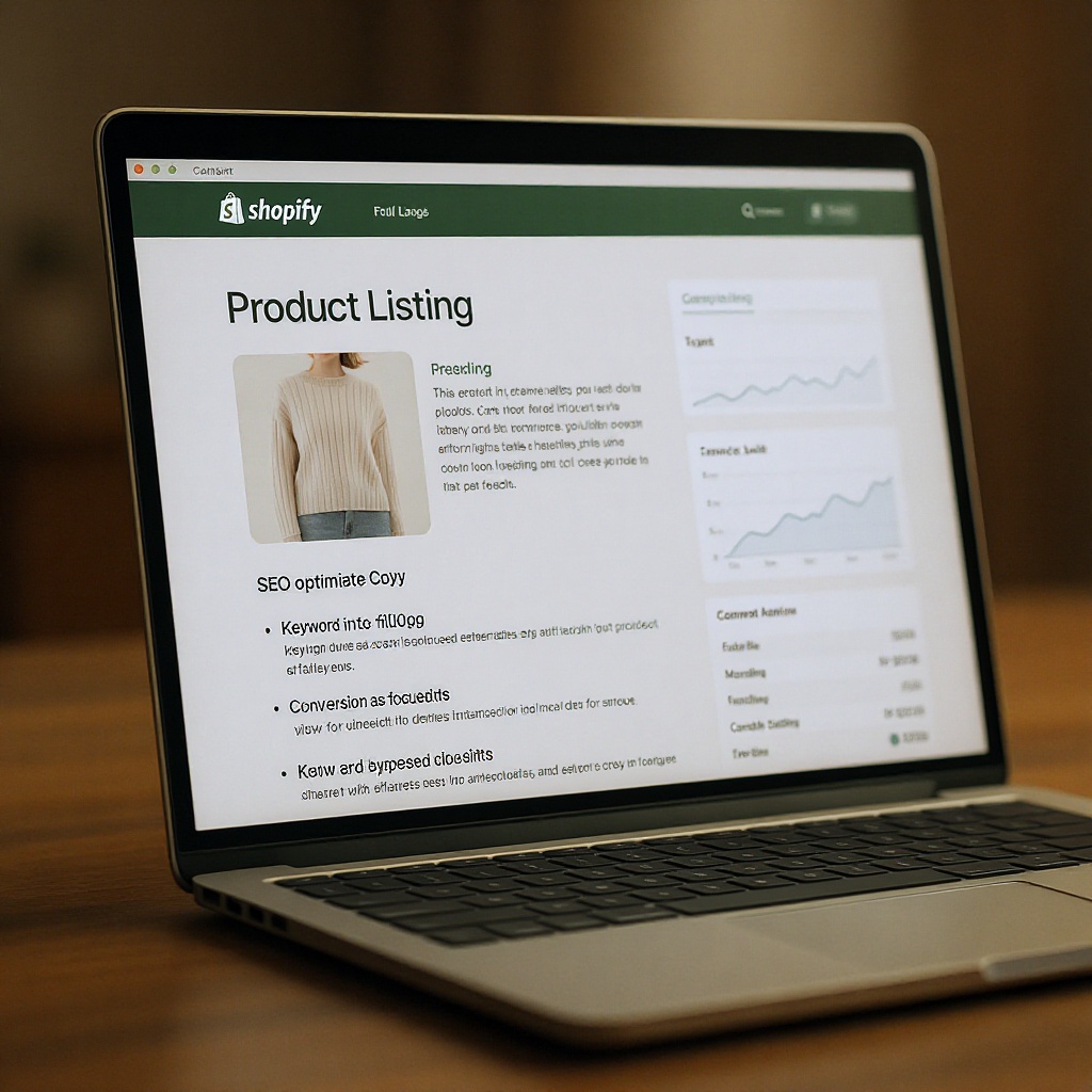 ShelfCraft interface showing AI-generated product listings