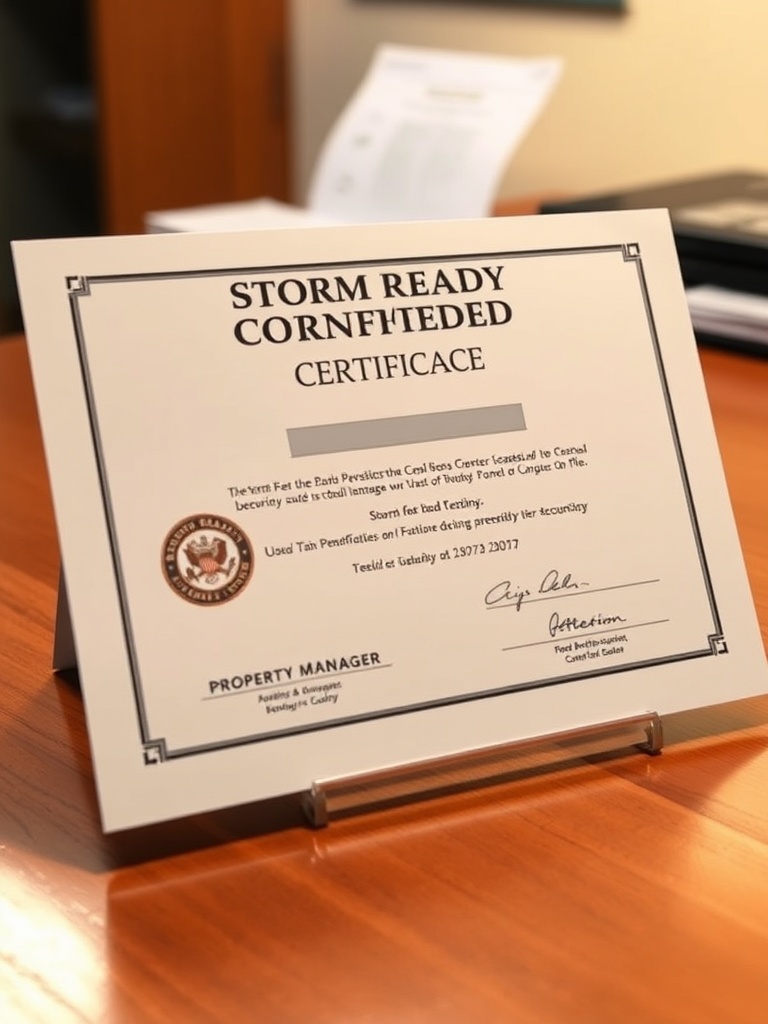 Compliance certificate