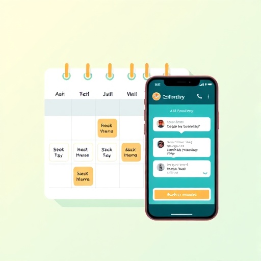AI appointment booking calendar interface
