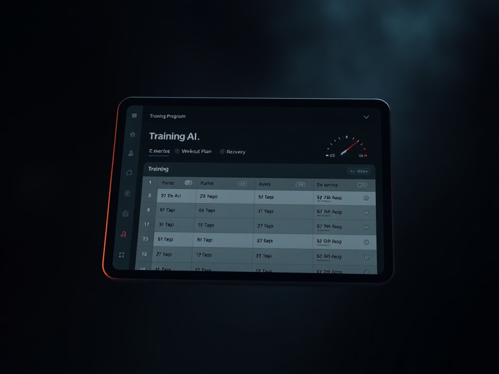 Training program interface