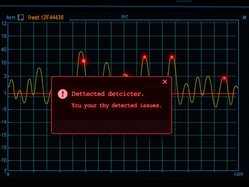 Anomaly detection oscilloscope