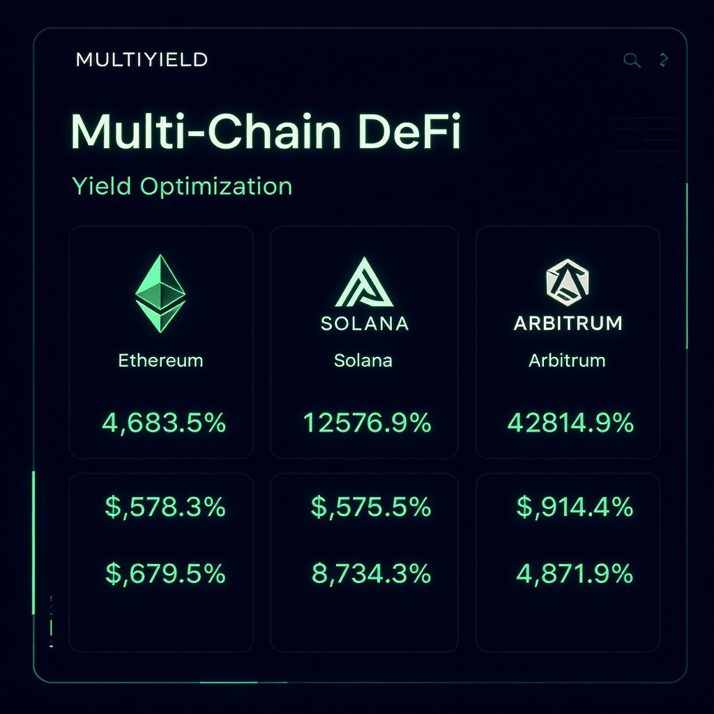 Multi-chain yield visualization