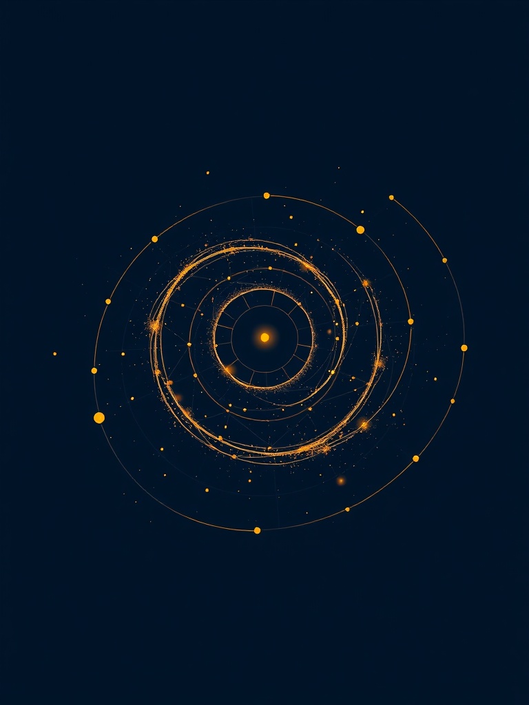 Golden spiral galaxy