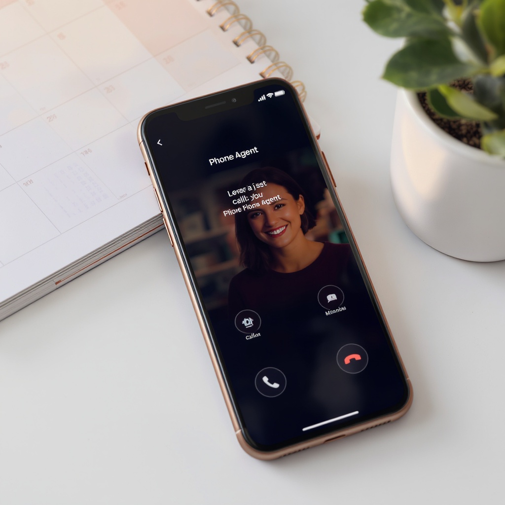 AI phone agent in action