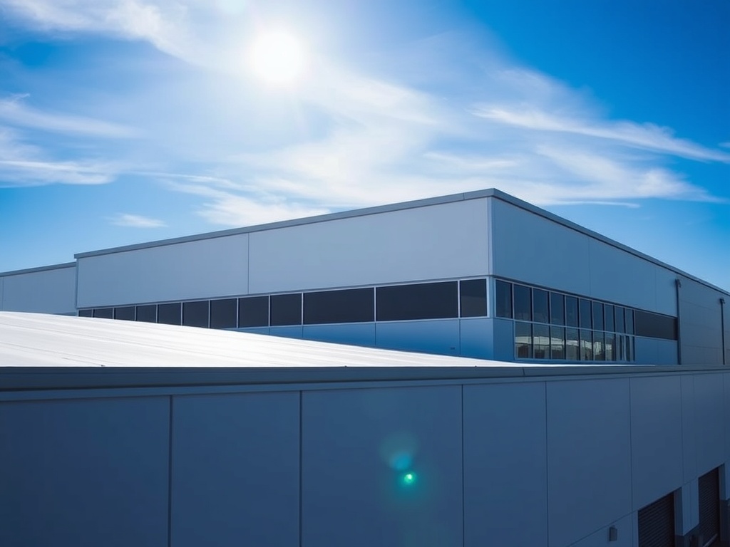 TPO single-ply membrane roof installation