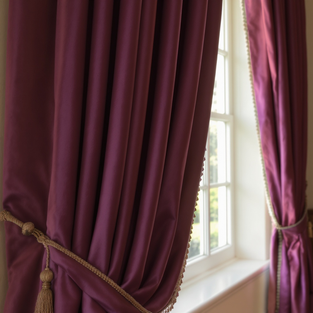 Handmade Roman blind in linen