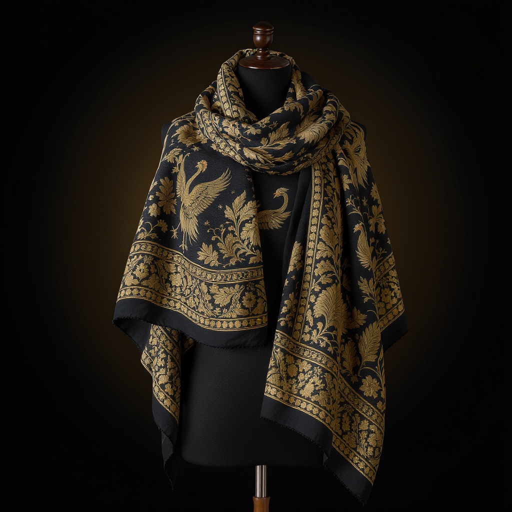 Heritage Shawl — styled editorial
