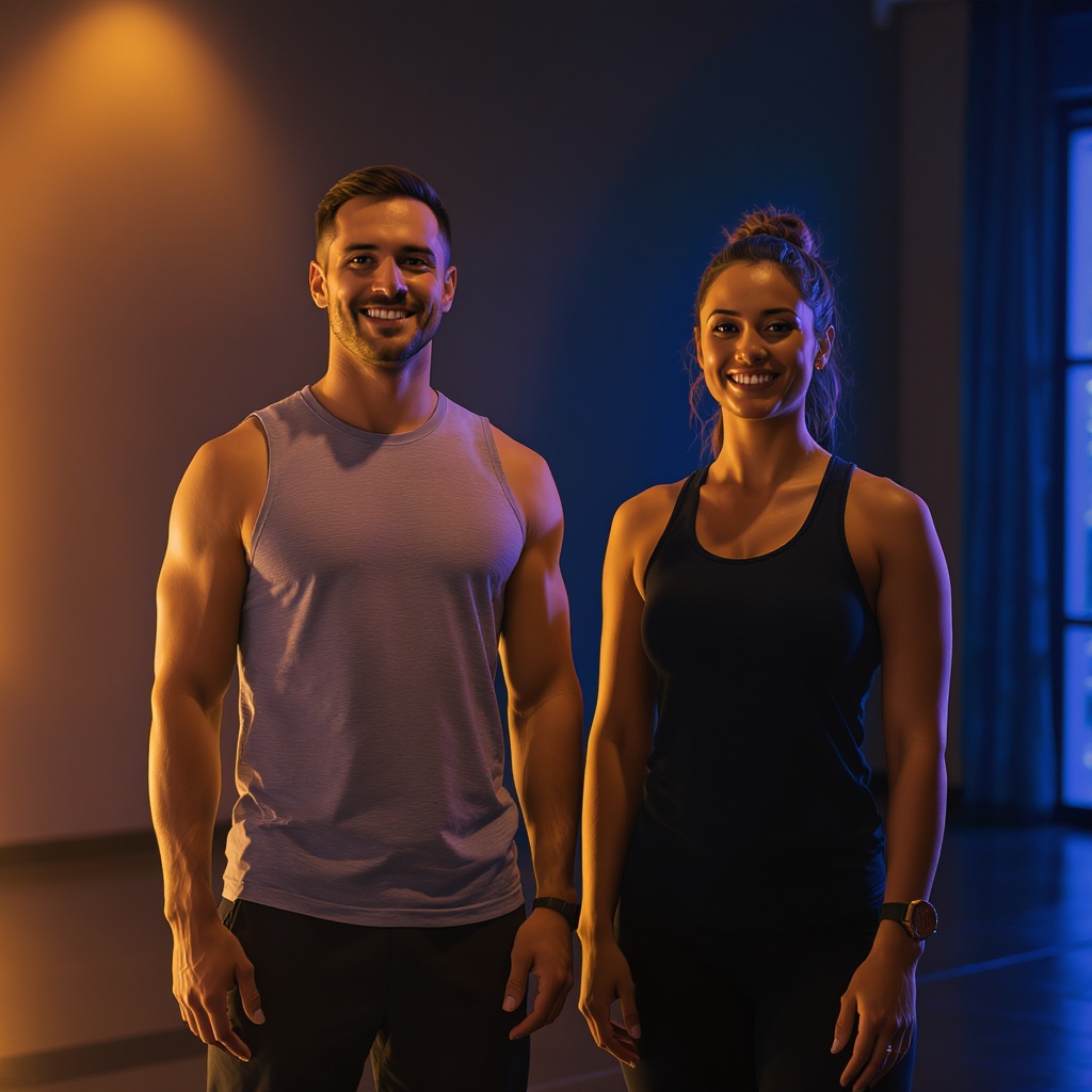 Wellness instructors in a calm studio