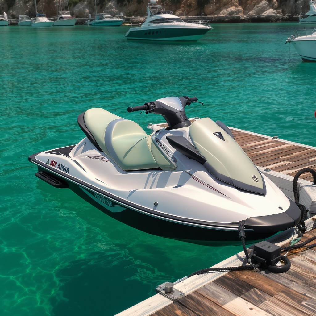 Jet ski at dock