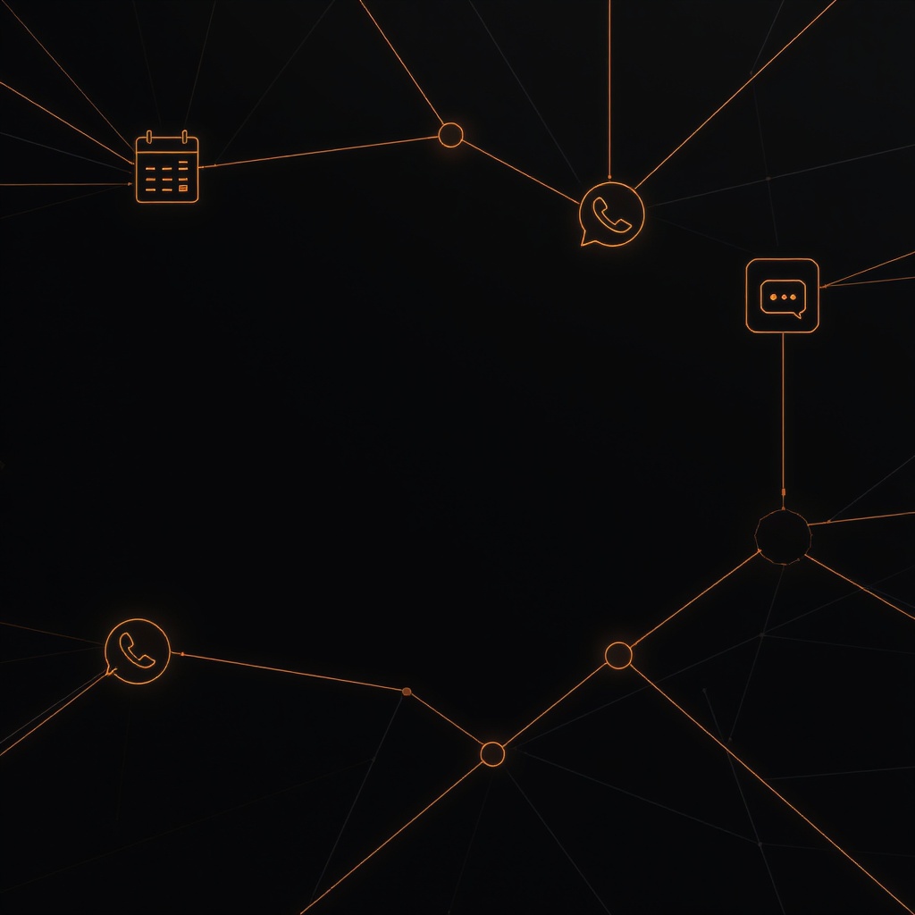 AI appointment automation illustration
