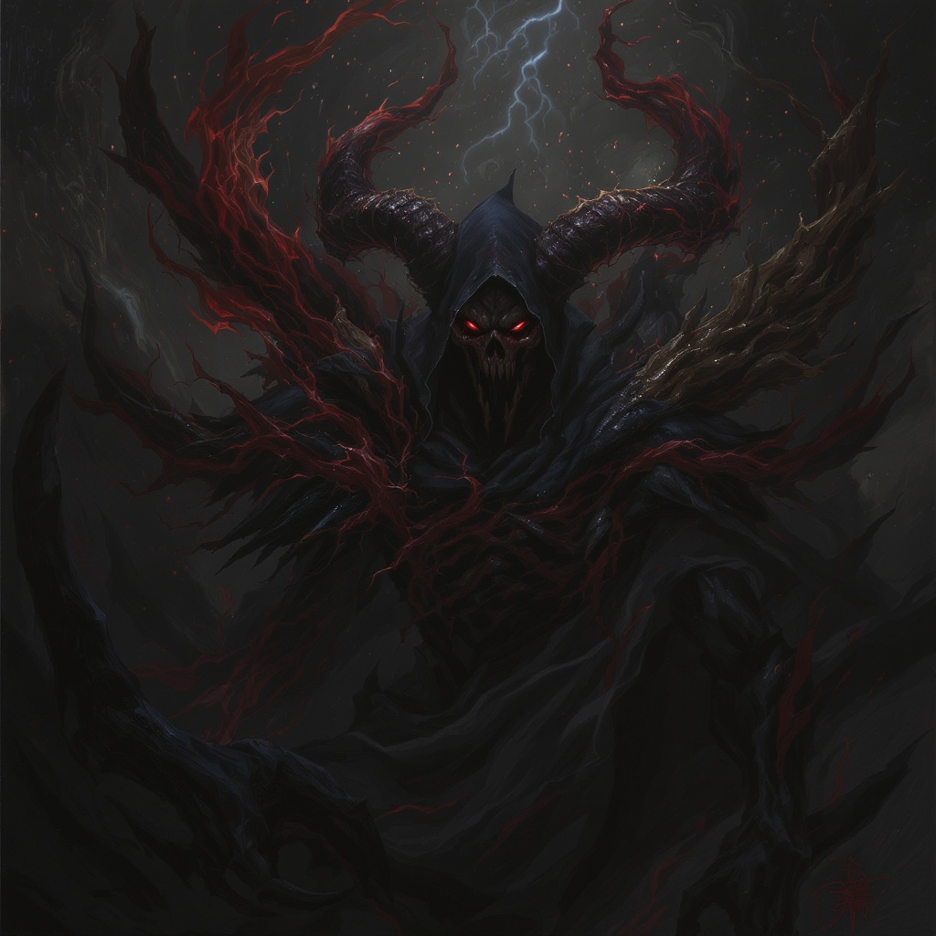 Abyssal Drake — Necromancer common card in Shadow Realms