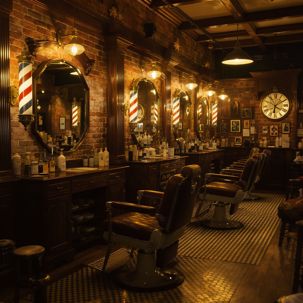 Jake's Barbershop interior