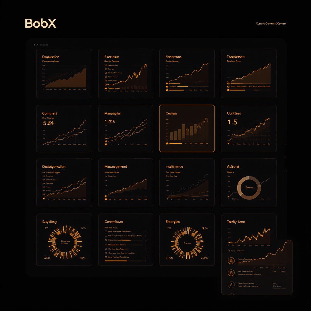 BobX command center dashboard