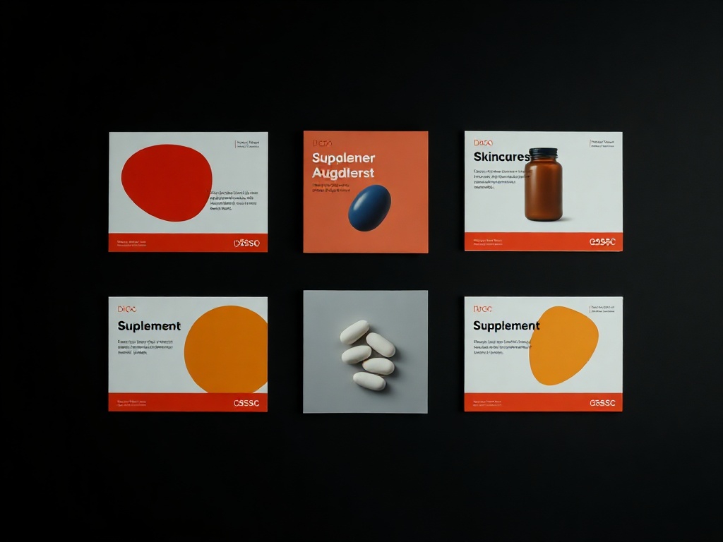 Sample ad creative sprint output — DTC skincare brand