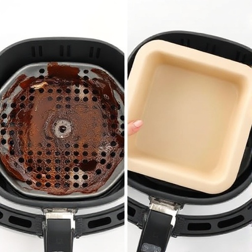 Before and after cleaning comparison