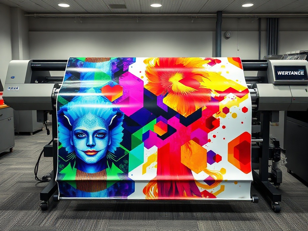 10×8 ft trade show backdrop banner for a San Fernando Valley real estate firm