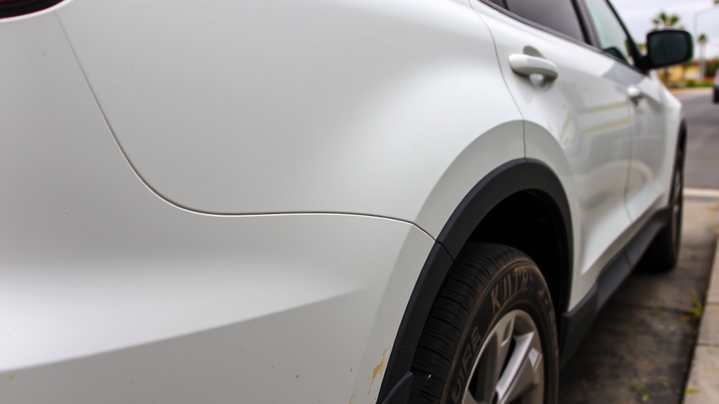 Before: White SUV — Paint Correction + Ceramic