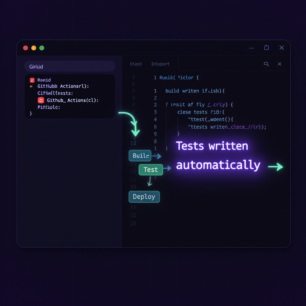 CI pipeline auto-generating tests
