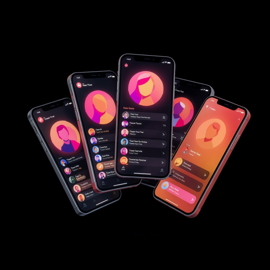 Flirtee chat interface