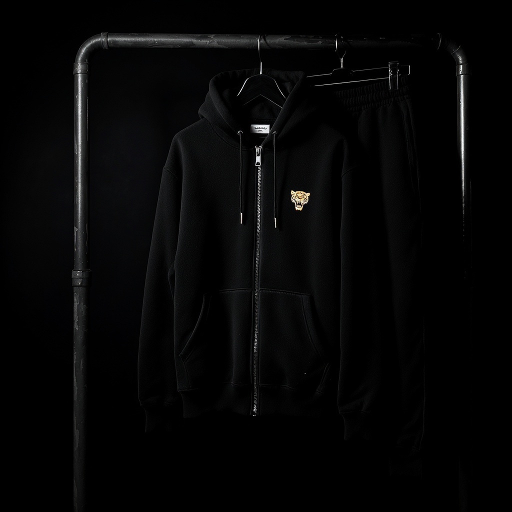 Jaguar Sweatsuit — Obsidian