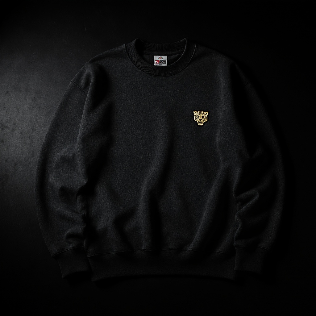 Veldt Crewneck — Heather Obsidian