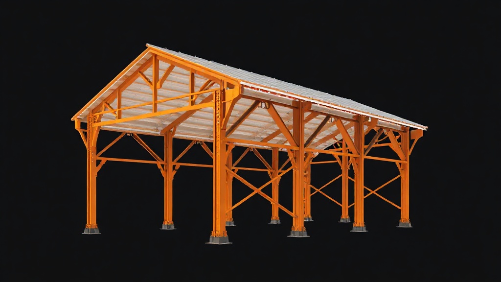 Warehouse Bracing System — X-Braced Frames