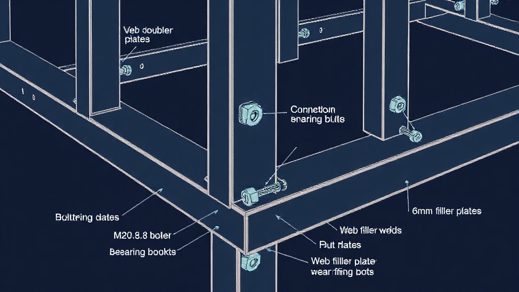 Braced Office Bay — X-Brace Vertical Bracing 6×6m