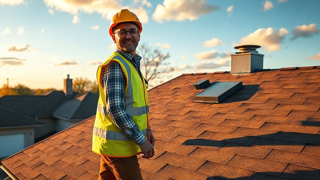 OKC Roofing Pro — Oklahoma City roofer working on residential roof