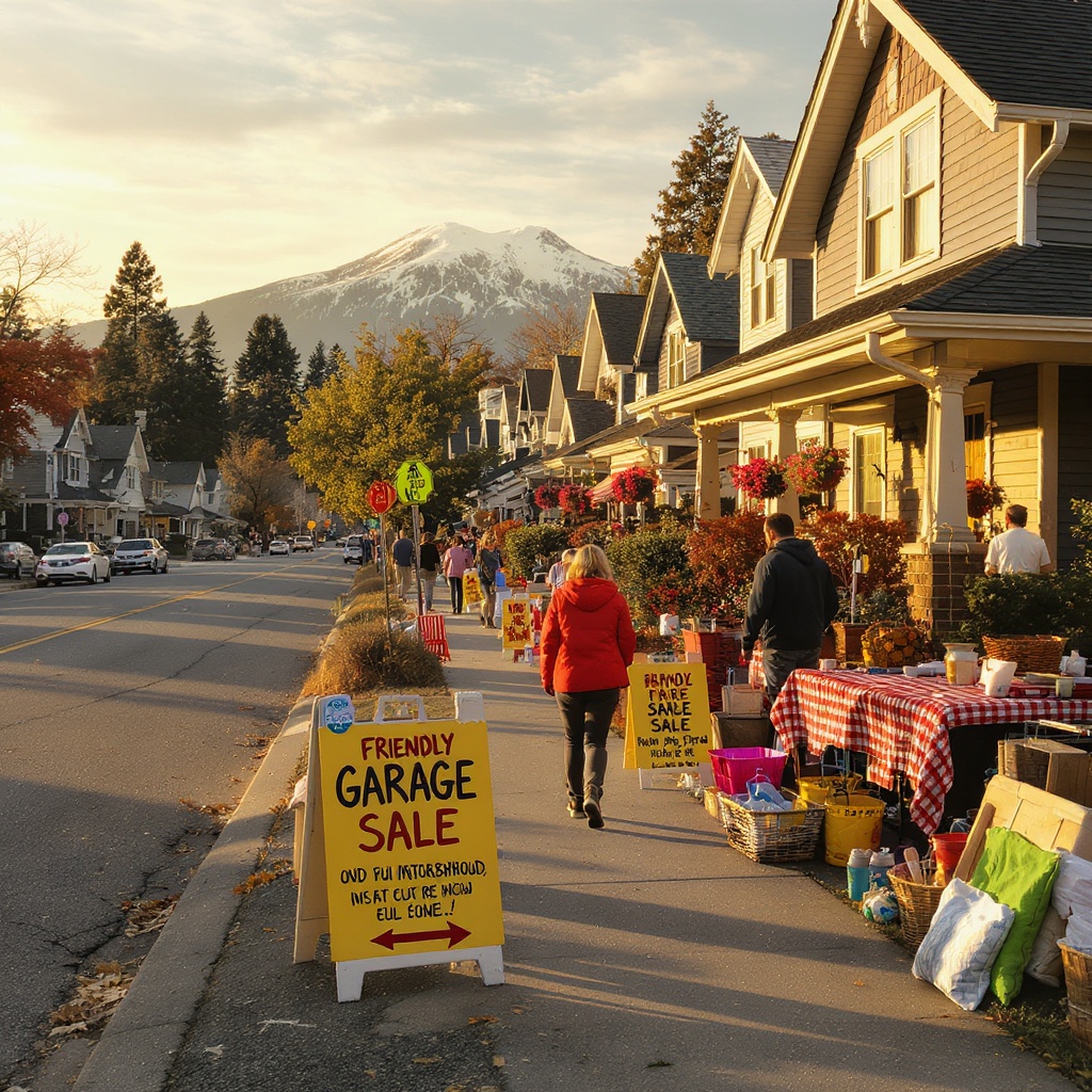 Enumclaw WA neighborhood garage sale