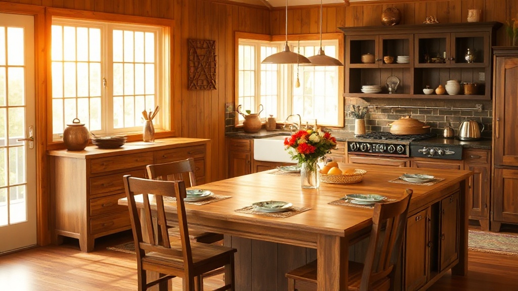 Custom artisan kitchen table and chairs Mississippi