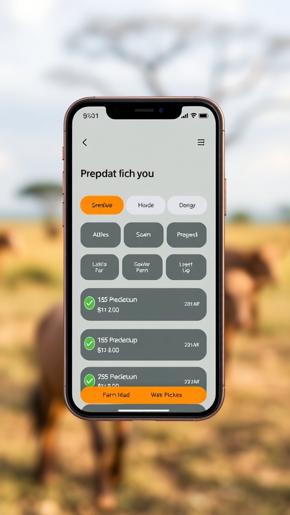 Alasca dispatch scheduling — mobile app interface