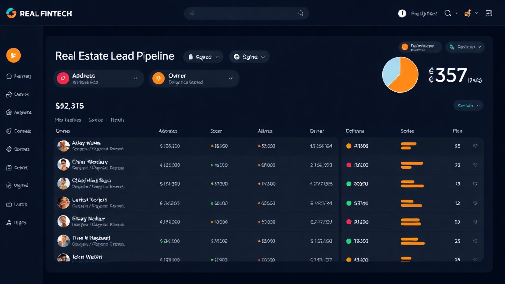 Deal pipeline dashboard