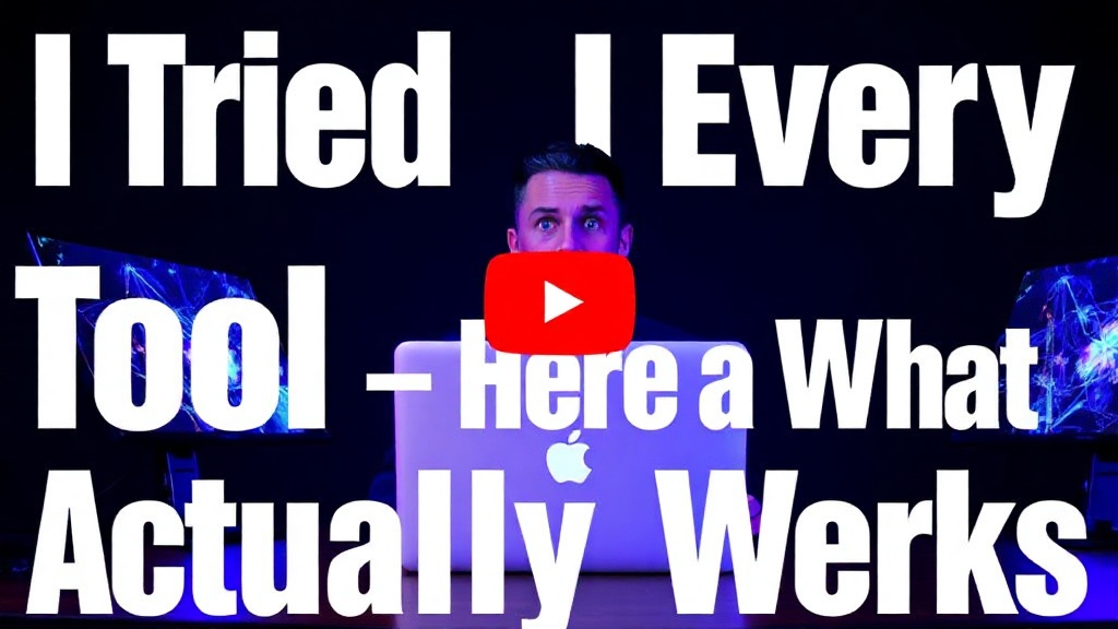 Tech thumbnail — The Setup That Changed How I Work