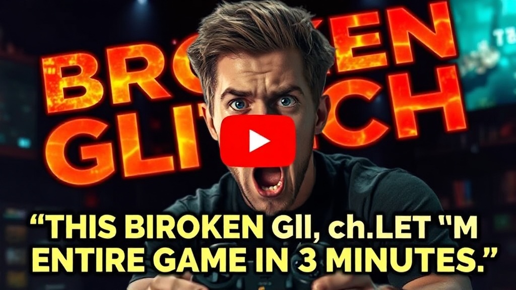 Gaming thumbnail — This Broken Glitch Let Me Beat The Entire Game In 3 Minutes