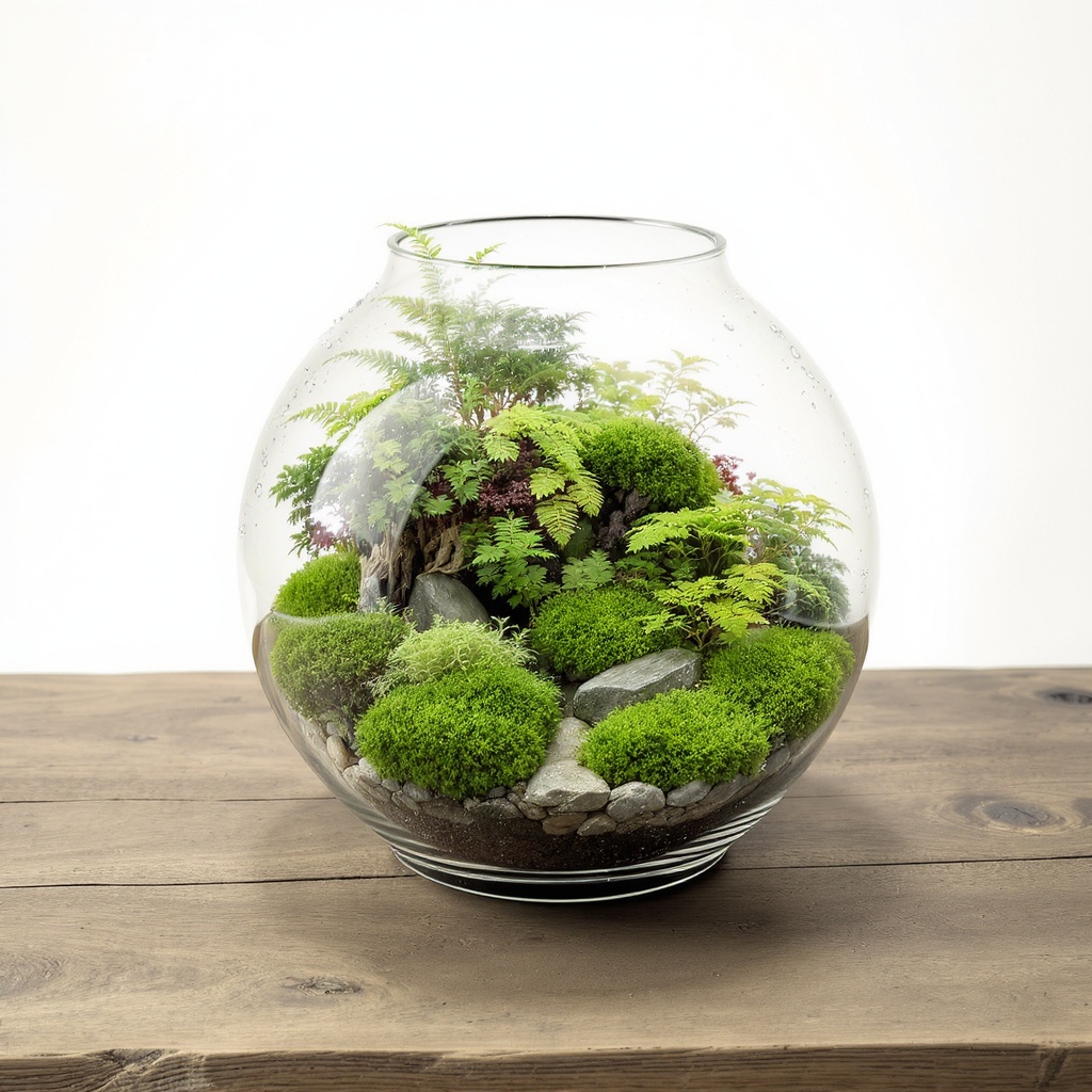 Moss Garden — handcrafted Wardian terrarium