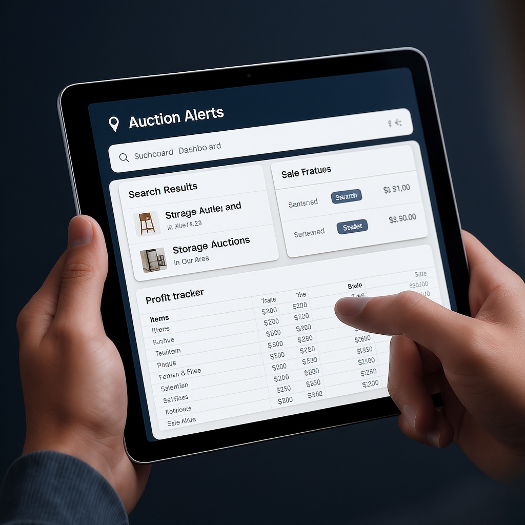 Auction alerts dashboard