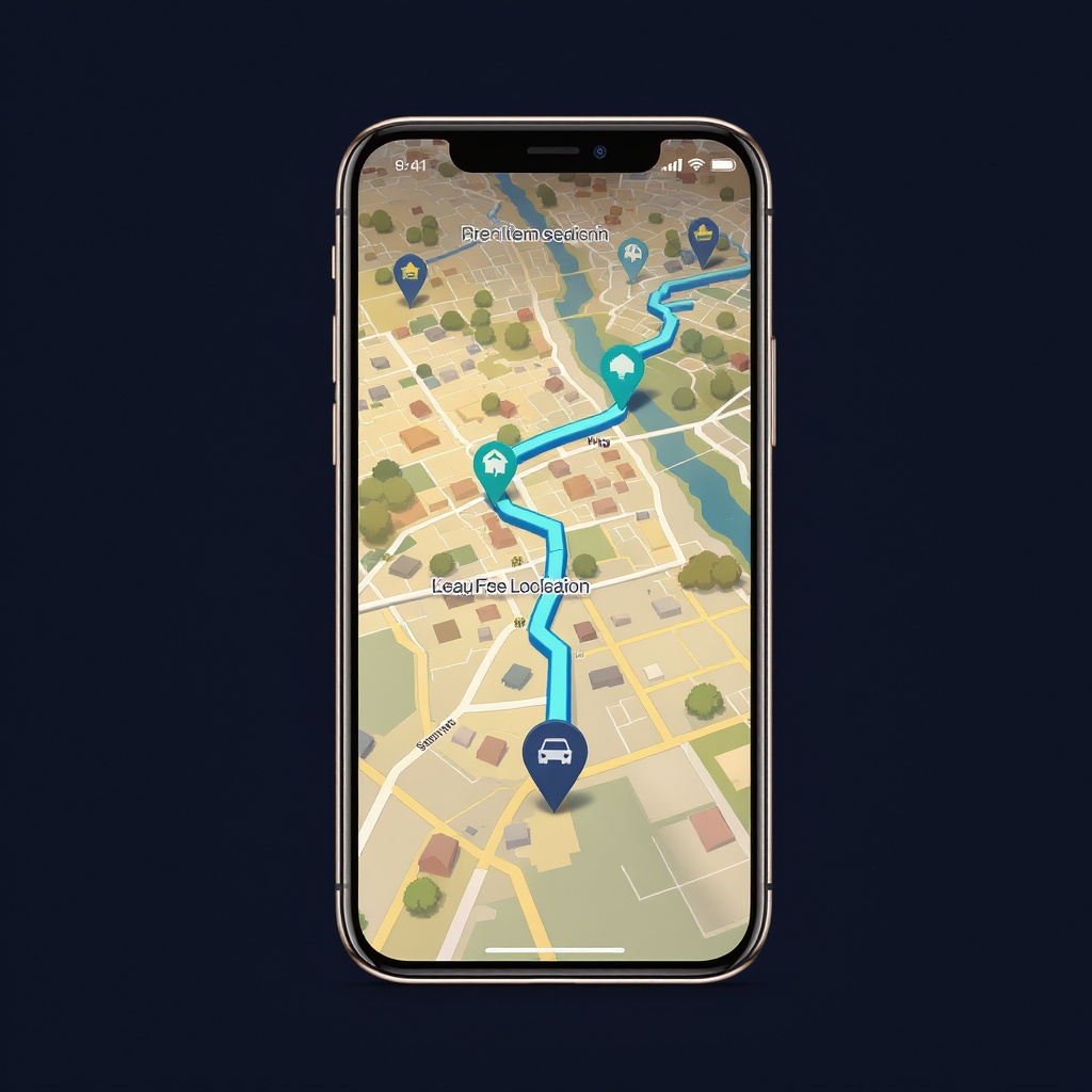 GPS driving map