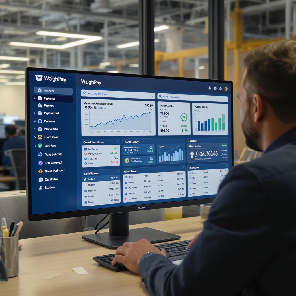 Office controller with WeighPay dashboard