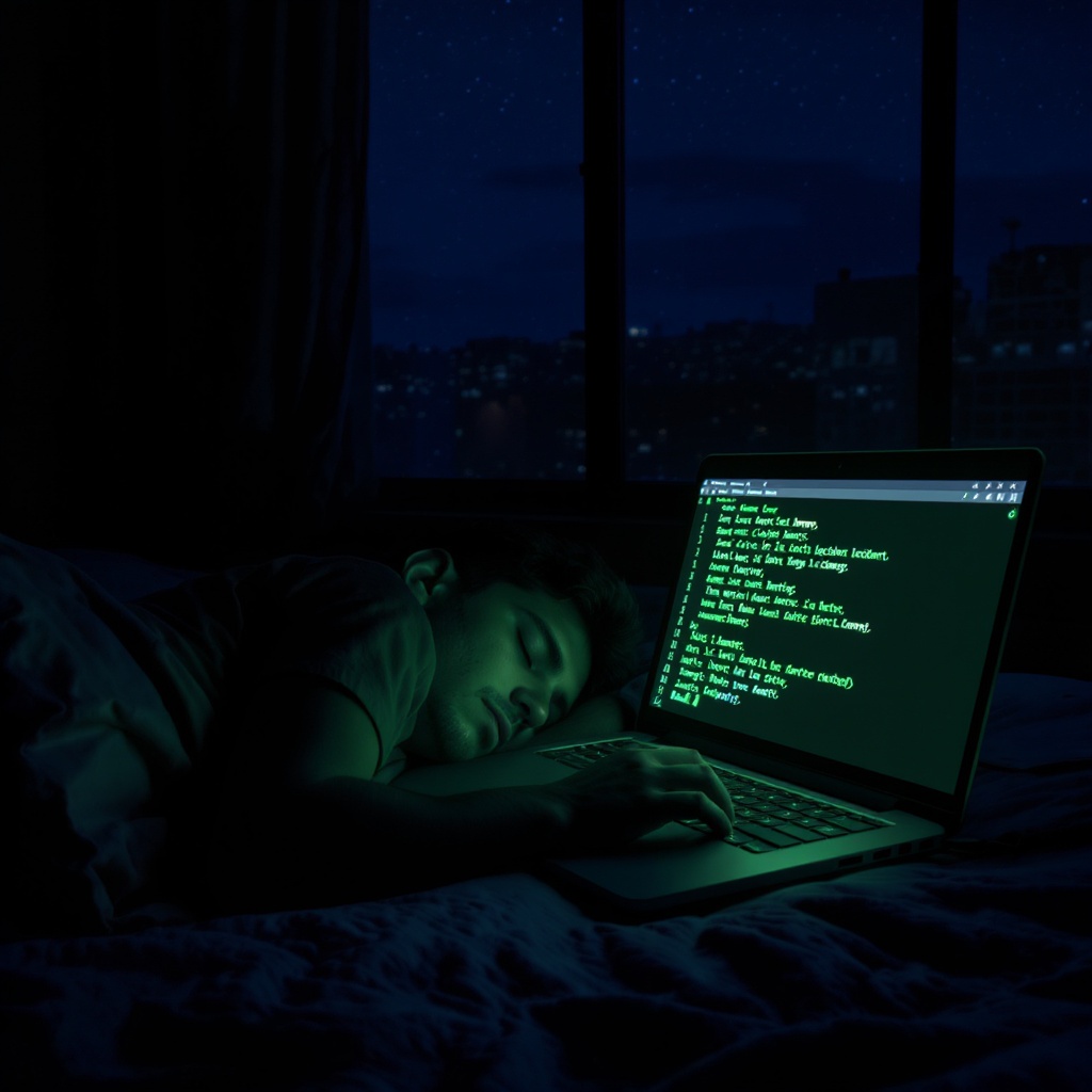 Developer sleeping while NightWatch auto-remediates an incident