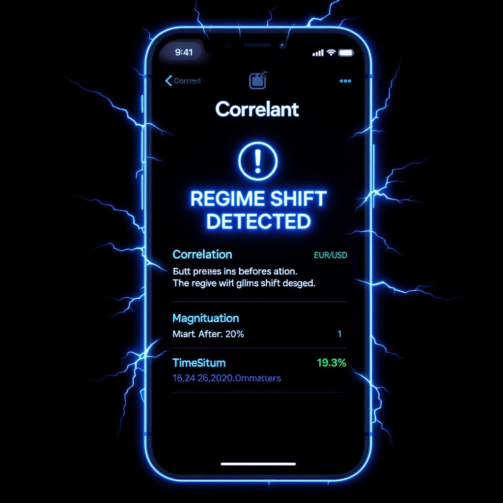 Regime shift alert notification