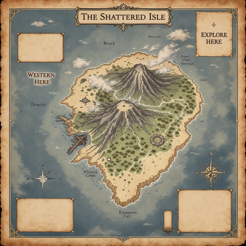 Island Exploration Map