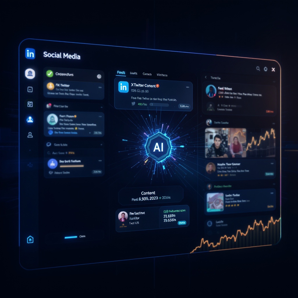 Social media automation dashboard
